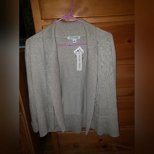 99 Jane Street Tan/Cream Carigan Jacket Small New With Tags